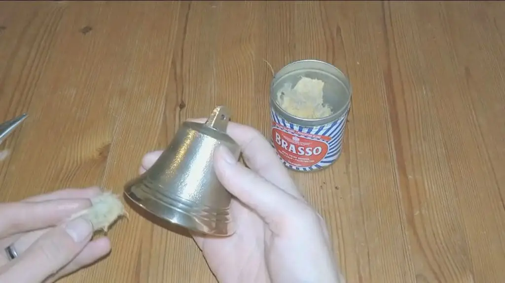 polishing bell with brasso