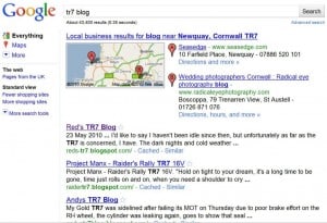tr7 blog google result