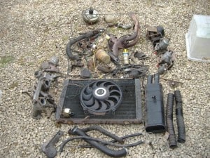 tr7-engine-parts-removed