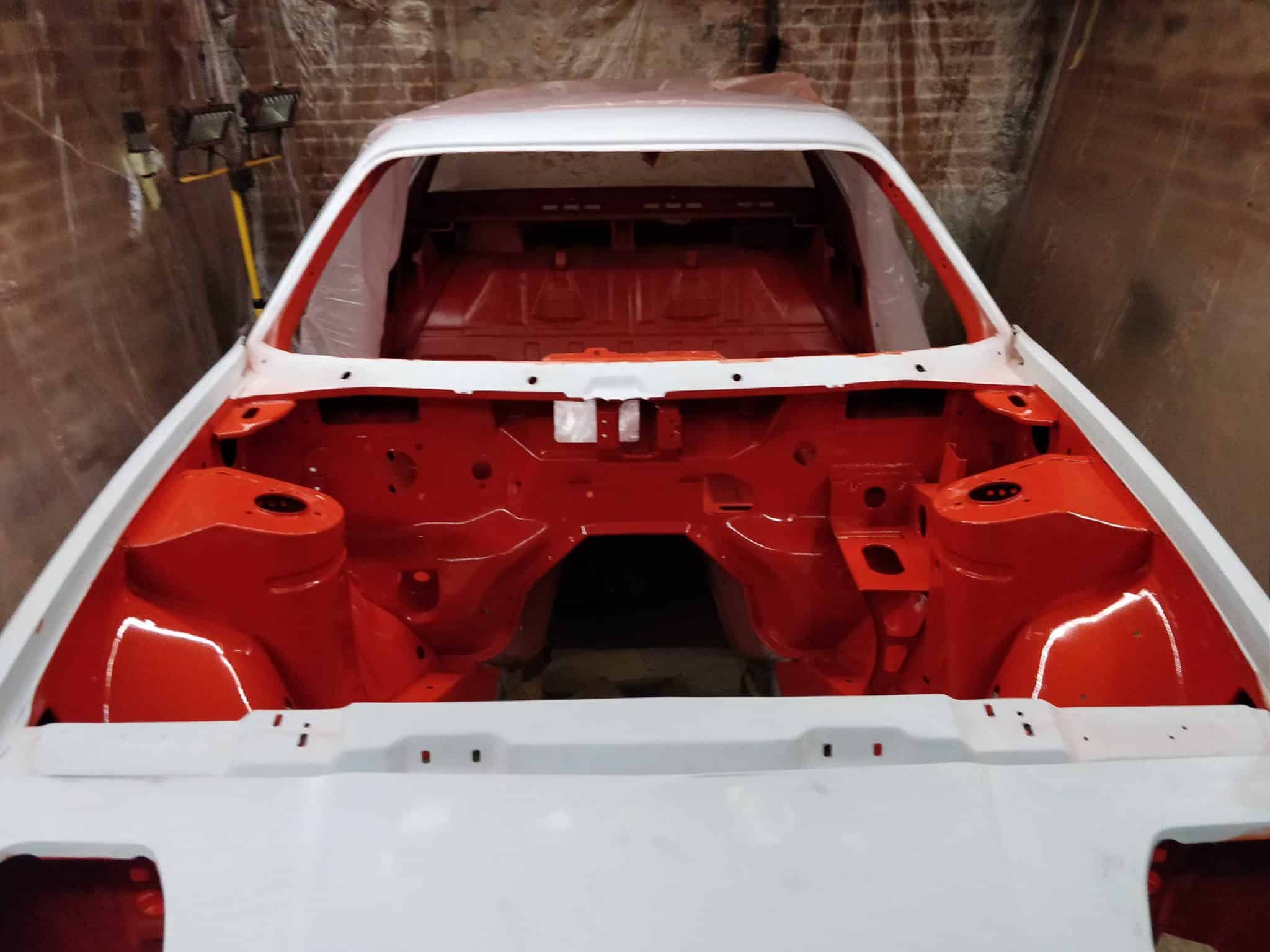 Triumph TR7 Restoration Painting the Car Old to New Restorations