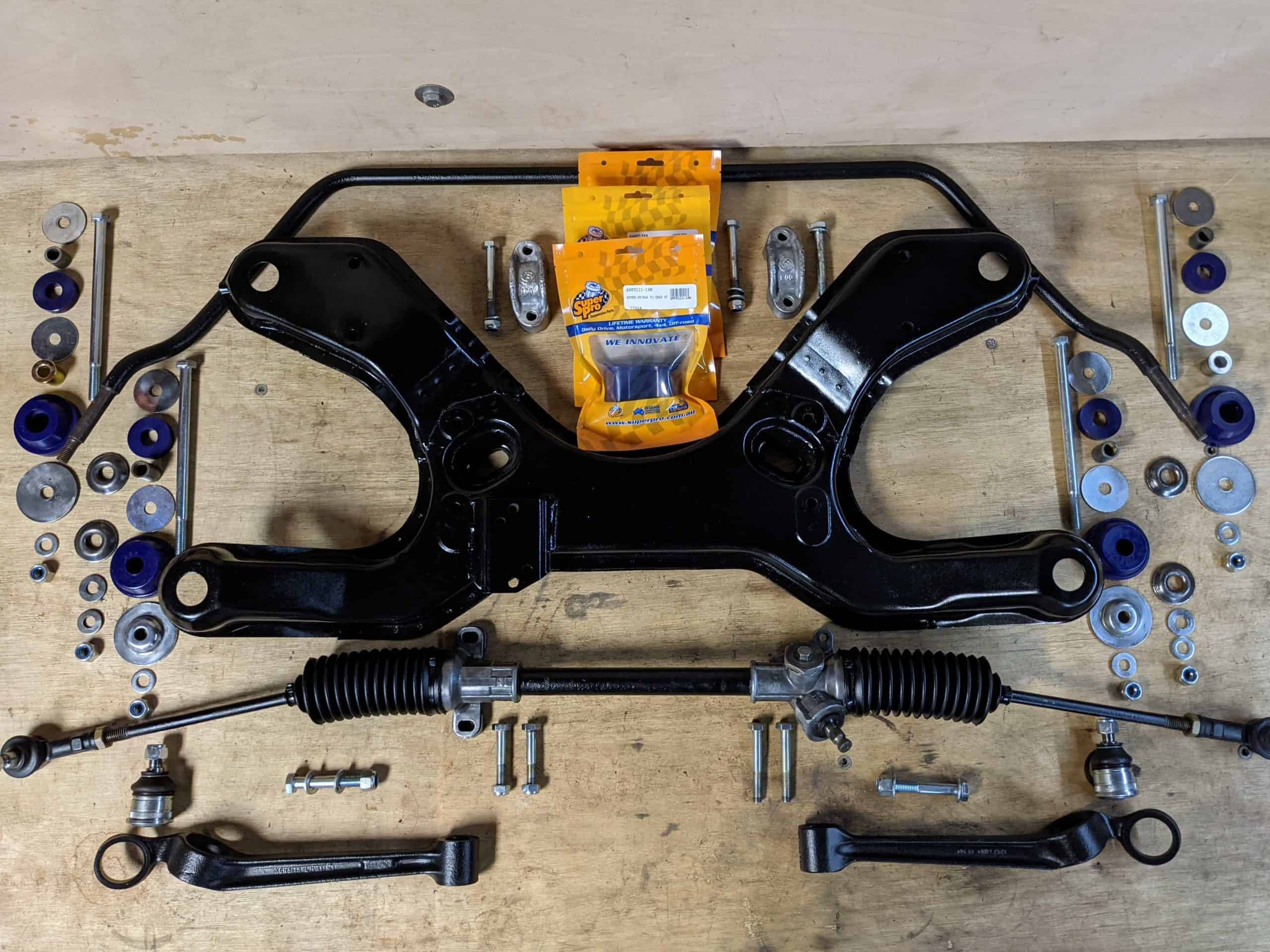 Triumph TR7 Restoration Restoring the Front Suspension Old to New